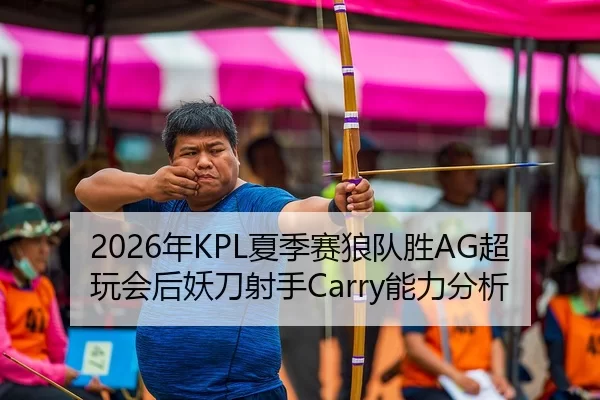 2026年KPL夏季赛狼队胜AG超玩会后妖刀射手Carry能力分析